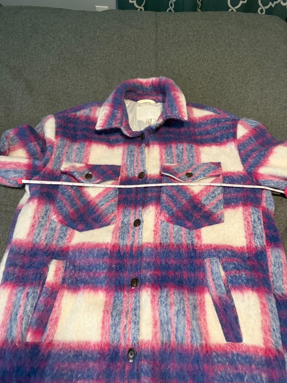 Blank NYC plaid shacket, L - Picture 10 of 13